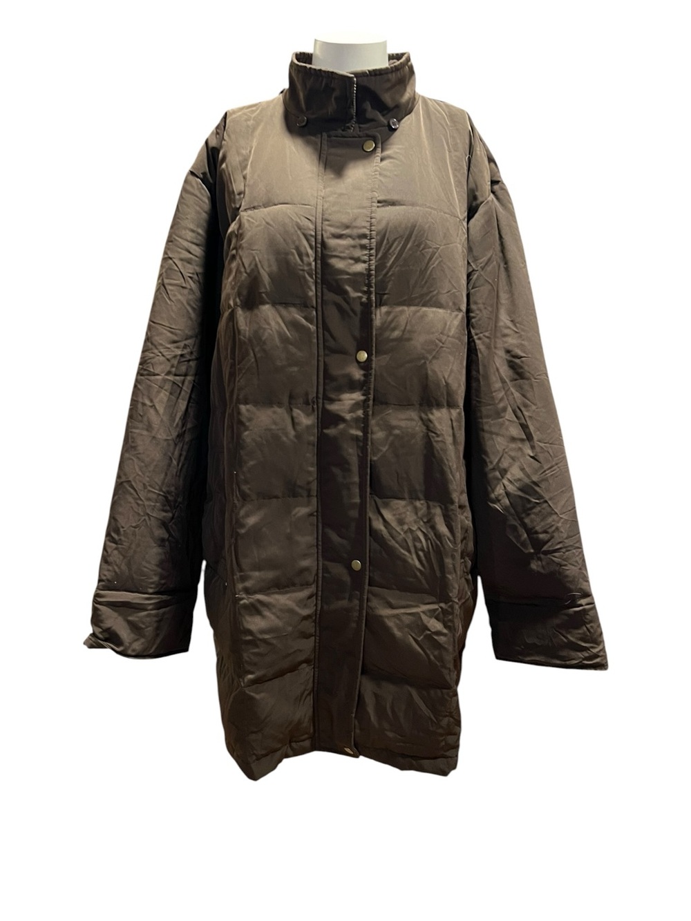 BrownCentigrade Outerwear down and feather filled jacket .